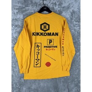 Primitive Kikkoman Collaboration Long Sleeve Graphic Skateboard Tee Mens Medium‎